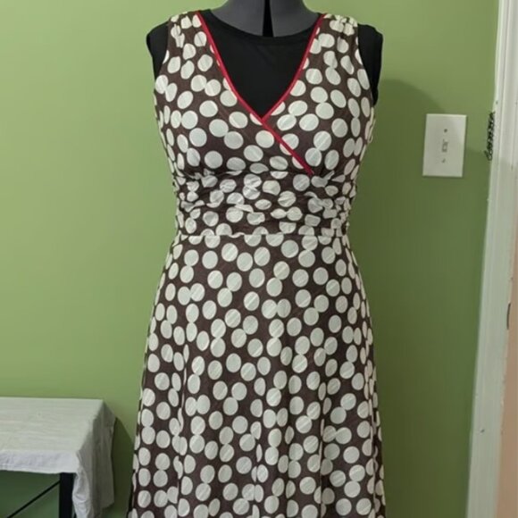Amanda Lane Sleeveless Dress Cotton Lined - Picture 1 of 4